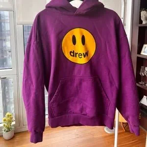 DREW | Tops | Drew House Mascot Hoodie Purple Xs | Poshmark